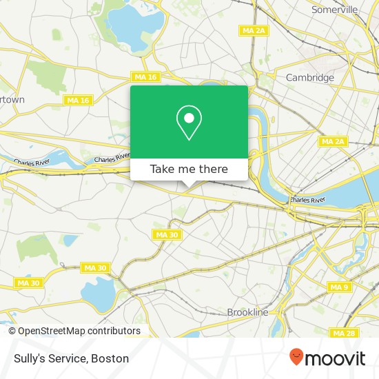 Sully's Service map