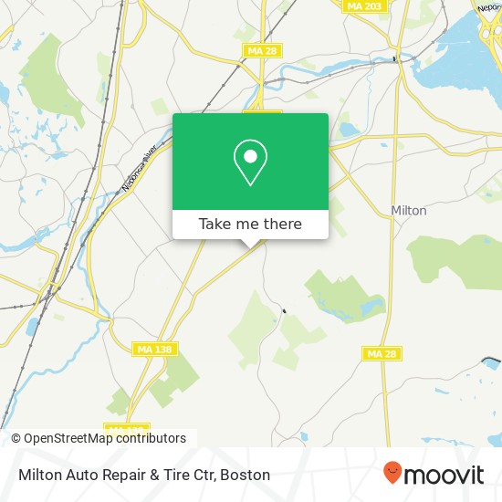 Milton Auto Repair & Tire Ctr map