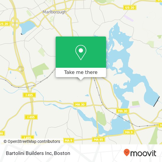 Bartolini Builders Inc map