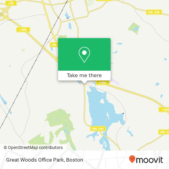 Great Woods Office Park map