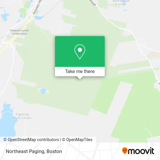 Northeast Paging map