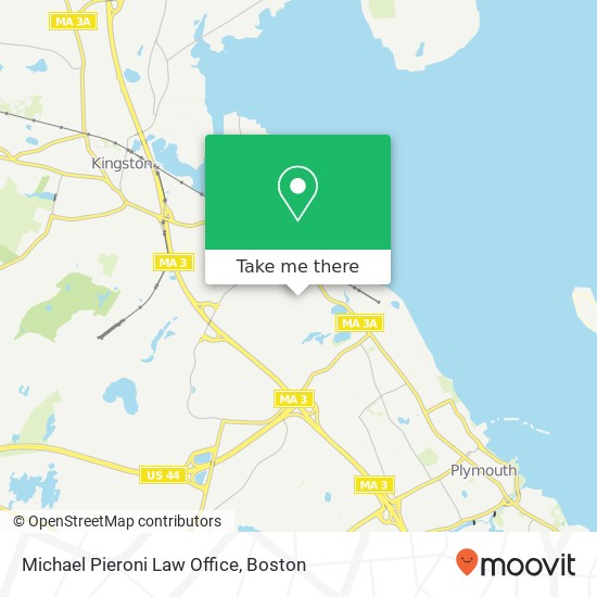 Michael Pieroni Law Office map