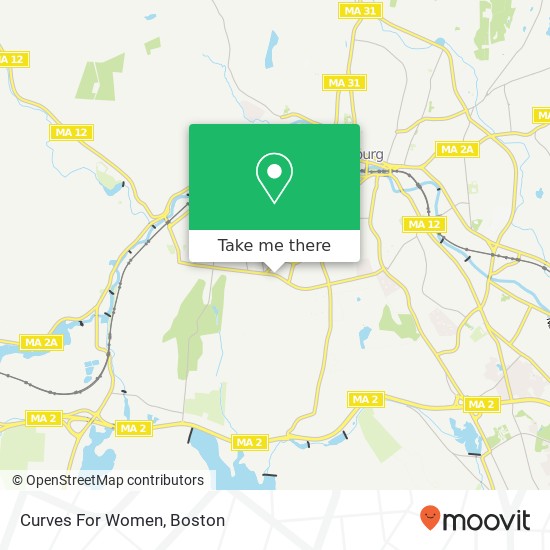 Mapa de Curves For Women