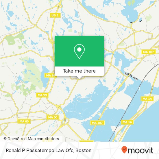 Ronald P Passatempo Law Ofc map