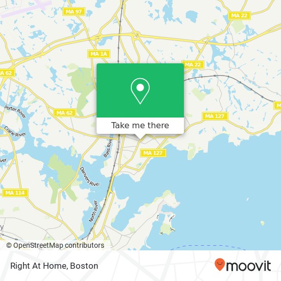 Right At Home map
