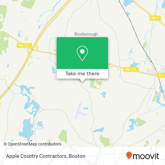 Apple Country Contractors map