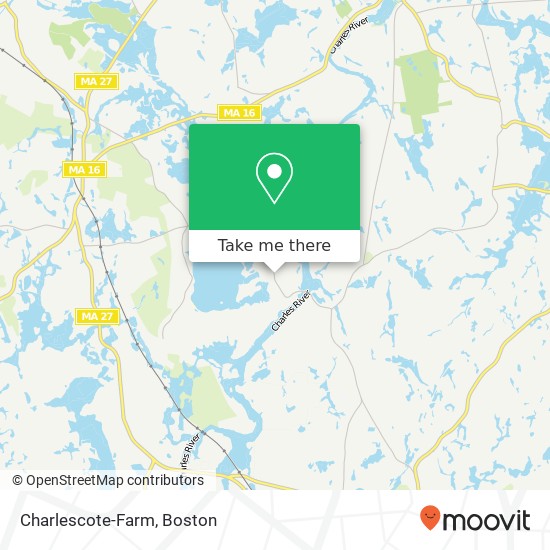 Mapa de Charlescote-Farm