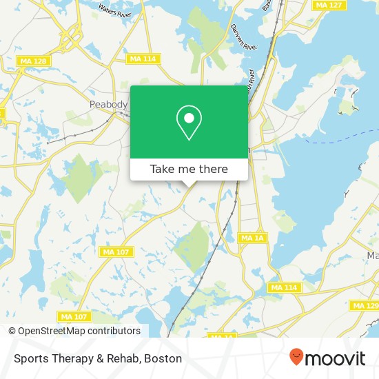 Mapa de Sports Therapy & Rehab