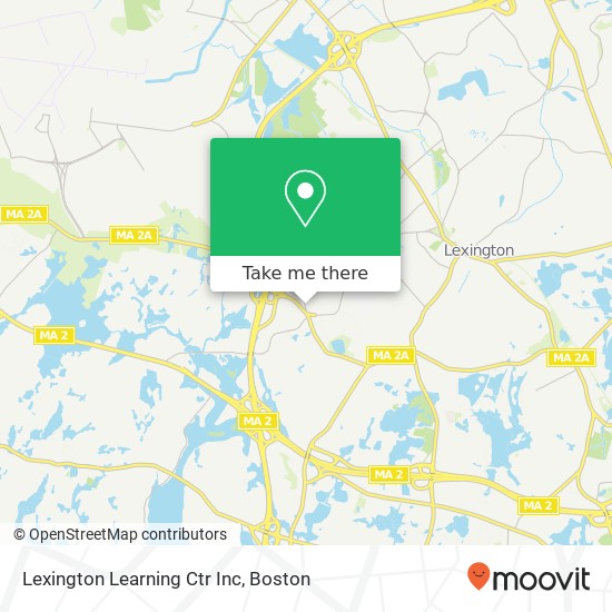 Mapa de Lexington Learning Ctr Inc