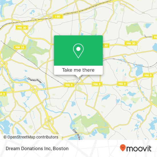 Mapa de Dream Donations Inc