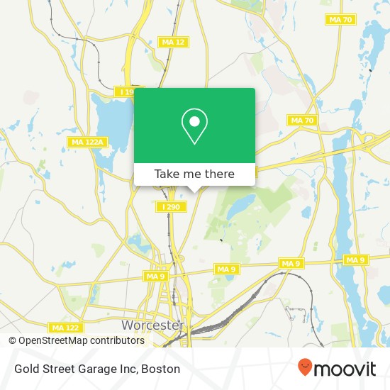 Gold Street Garage Inc map