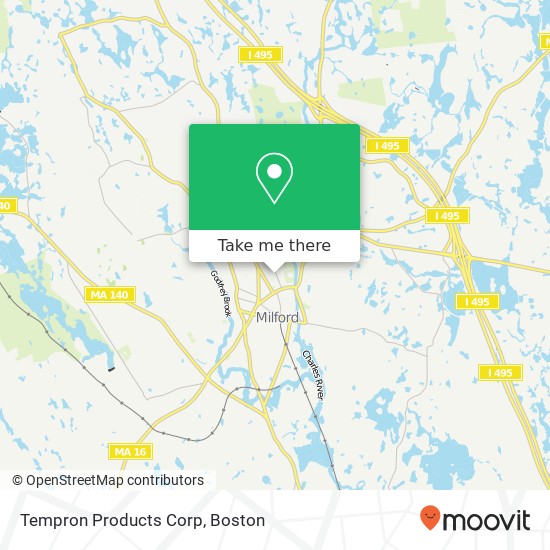 Mapa de Tempron Products Corp
