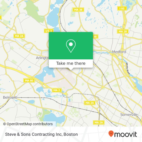 Steve & Sons Contracting Inc map