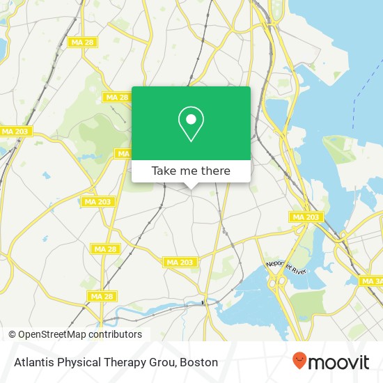 Atlantis Physical Therapy Grou map