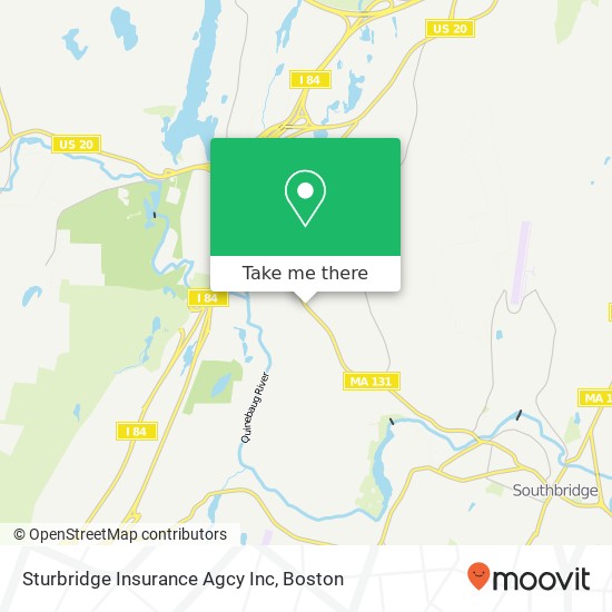 Mapa de Sturbridge Insurance Agcy Inc