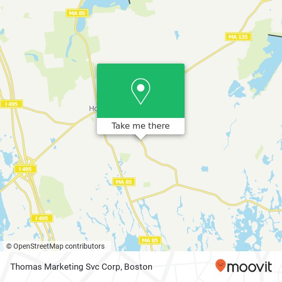 Thomas Marketing Svc Corp map