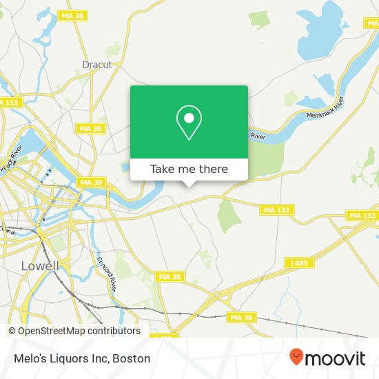 Mapa de Melo's Liquors Inc