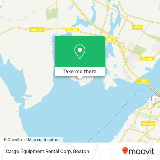 Cargo Equipment Rental Corp map