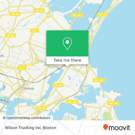 Wilson Trucking Inc map