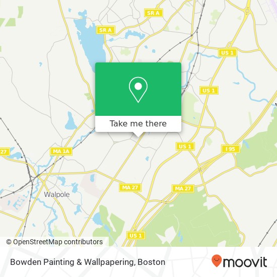 Bowden Painting & Wallpapering map