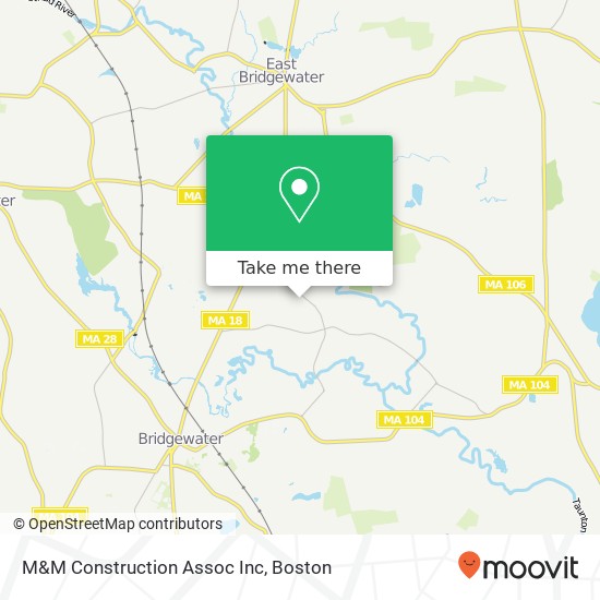 M&M Construction Assoc Inc map