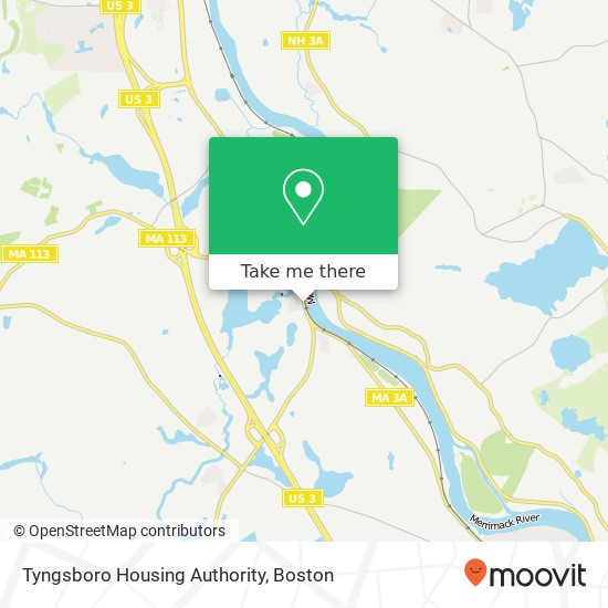 Mapa de Tyngsboro Housing Authority