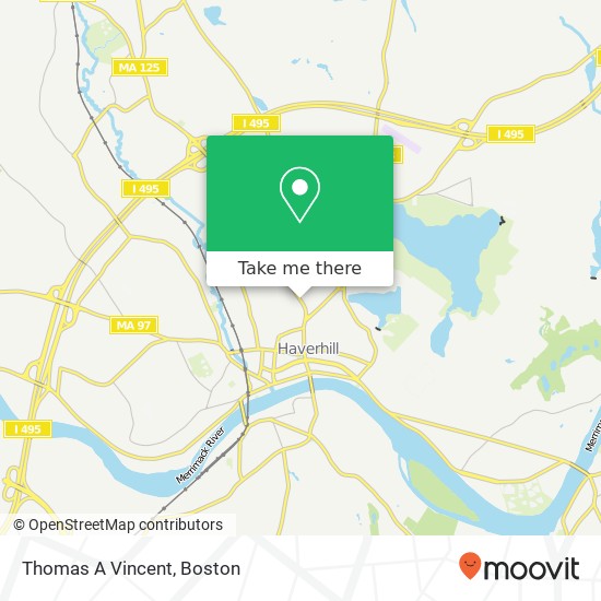 Mapa de Thomas A Vincent