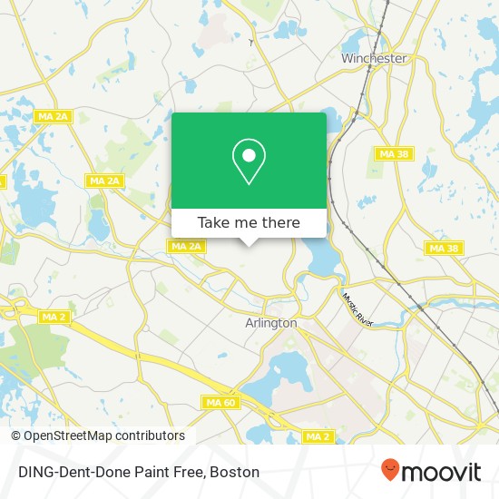 Mapa de DING-Dent-Done Paint Free