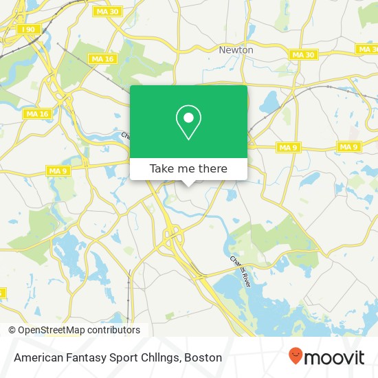 Mapa de American Fantasy Sport Chllngs