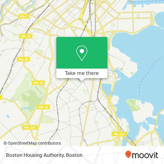 Mapa de Boston Housing Authority