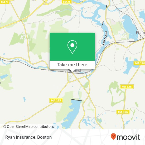 Ryan Insurance map