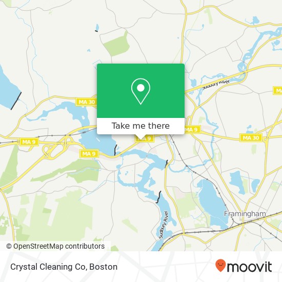 Crystal Cleaning Co map