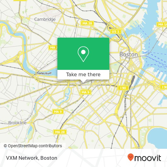 VXM Network map