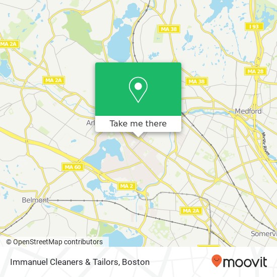 Immanuel Cleaners & Tailors map