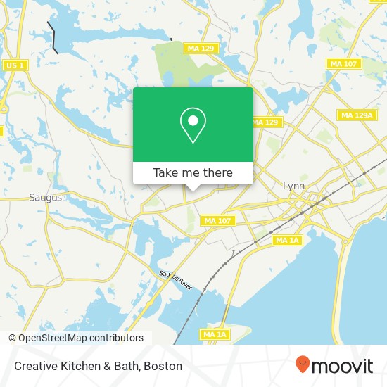 Mapa de Creative Kitchen & Bath