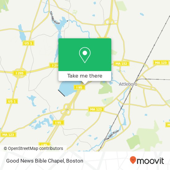 Mapa de Good News Bible Chapel