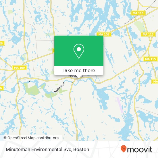 Mapa de Minuteman Environmental Svc