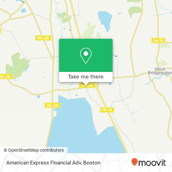 Mapa de American Express Financial Adv