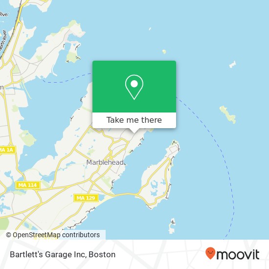 Bartlett's Garage Inc map