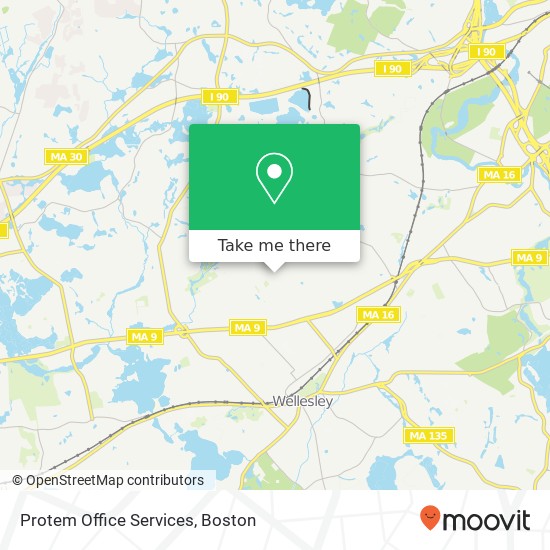 Protem Office Services map
