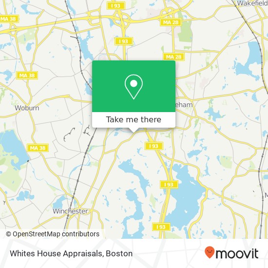 Whites House Appraisals map