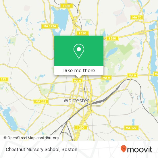 Chestnut Nursery School map