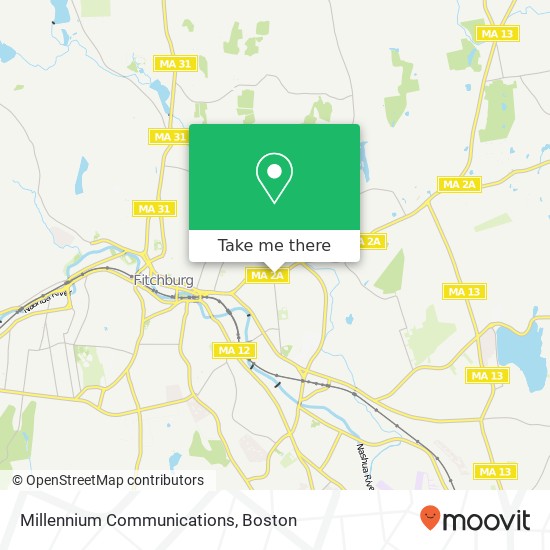 Millennium Communications map