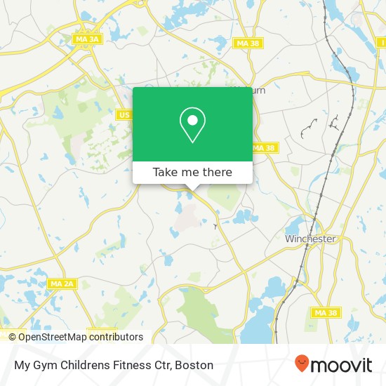 My Gym Childrens Fitness Ctr map