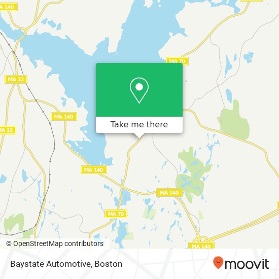 Mapa de Baystate Automotive