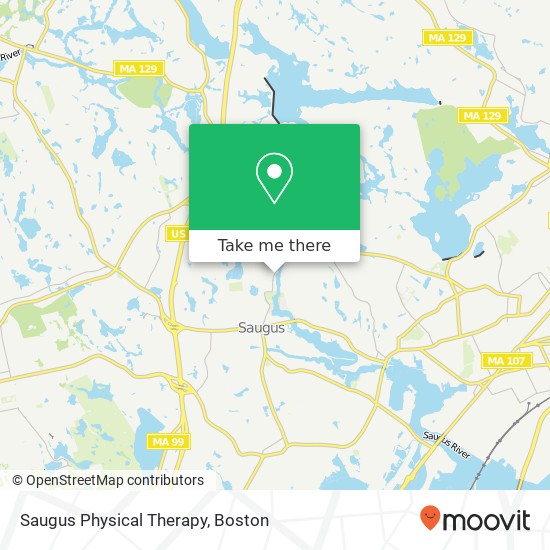 Mapa de Saugus Physical Therapy