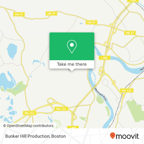 Mapa de Bunker Hill Production