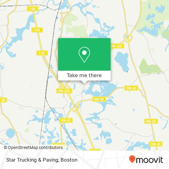 Mapa de Star Trucking & Paving