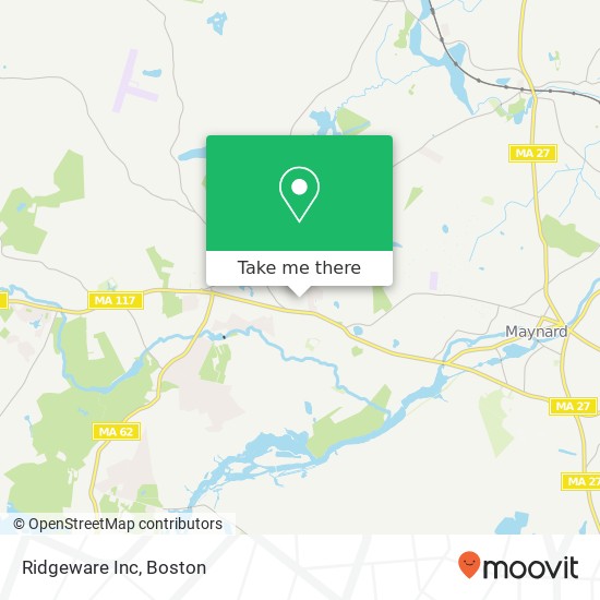 Ridgeware Inc map