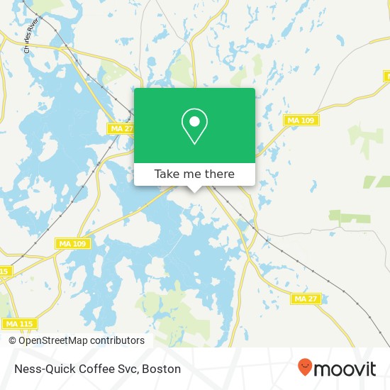 Ness-Quick Coffee Svc map